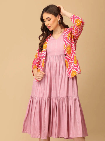 Fuchsia Muse Women's Shacket Dress